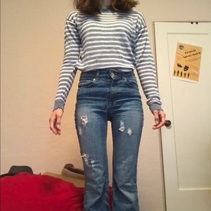 Striped Loose Fitting Sweater